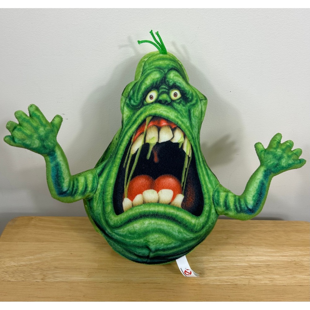 Ghostbusters Slimer Plush Toy Factory Green Printed High Resolution Graphic